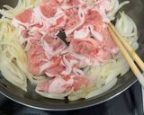 新玉ねぎの豚しょうが焼き作り方4写真