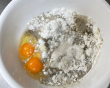米粉で作るお好み焼き★四毒抜き覚え書き作り方1写真