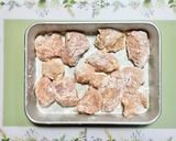節約簡単夕飯主菜鶏胸肉茸法蓮草クリーム煮肉料理作り方3写真