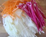 紅白大根サラダ作り方1写真