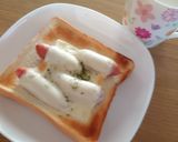 朝食に❣ウインナーチーズトースト🍞作り方3写真