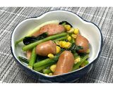 ウインナーと小松菜のにんにく醤油★動画有作り方14写真