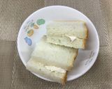 【保育園おやつ】きな粉ホイップサンド作り方2写真