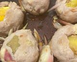 秋の豚つくね　さつまいも&栗作り方6写真