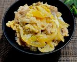 簡単ふんわり豚こま肉の他人丼作り方6写真