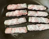 ズッキーニの豚バラ巻き甘辛焼き作り方3写真