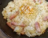 ランチに！ワンパンこんがりカルボごはん作り方7写真