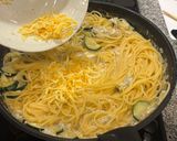 生クリーム不使用！夏野菜とシラスのクリームパスタ作り方8写真