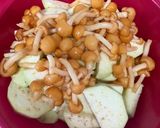 とろとろ❤︎茄子となめこのレンジ蒸し作り方3写真