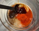 絶品！私のタレ！美味なる辛ダレに漬けた豚肩肉！作り方1写真