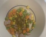 レンジクリーミー生姜焼味オムライス弁当作り方3写真