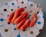 ＊ソーセージのトルティーヤチーズ巻き＊作り方3写真