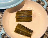 たらの昆布蒸し、ネギごま油風味作り方4写真