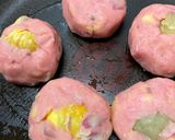 秋の豚つくね　さつまいも&栗作り方5写真