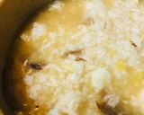 鍋の〆雑炊●味噌玉子雑炊作り方2写真