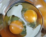 レンチンで薄焼き卵風！オムライス作り方3写真