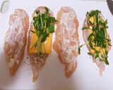 トロッとジューシー！豆苗チーズささみ揚げ作り方5写真