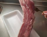 レンチン一発!肉縮まなぃ簡単楽ちん豚角煮作り方1写真