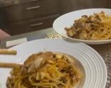 とーちゃんのローストチキンのパスタ作り方7写真