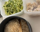 そうめんでなんちゃって冷やし中華風☆作り方2写真