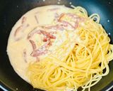 【速攻】全卵と牛乳のカルボナーラ作り方6写真