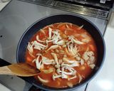 鶏もも肉煮込みのクスクス添え作り方3写真