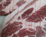豚肉の味付き焼き肉*デジカルビ作り方1写真