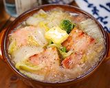 白菜とベーコンの和風コンソメ春雨スープ作り方7写真