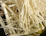 簡単　えのき豚肉の和風パスタ作り方5写真