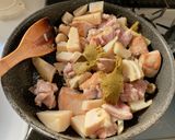タケノコと鶏肉とアボカドのグリーンカレー作り方4写真
