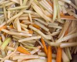 大根の皮のきんぴら作り方5写真