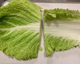 白菜とハムのサラダ作り方1写真