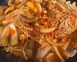 きのこたっぷり煮込みハンバーグ作り方8写真