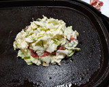 卵なし　ふわトロっ　豚チーズ　お好み焼き作り方8写真