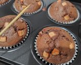 ホケミで簡単♪チョコだらけココアマフィン作り方8写真