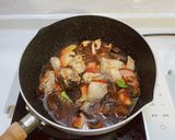 鶏肉とキノコの中華風煮込み作り方6写真