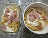 チーズオーブンオーロラ貧民パスタ作り方2写真