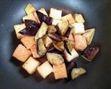 簡単今夜の夕飯厚揚なすポン酢炒め和食節約作り方7写真