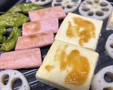 ビストログリルで鯛味噌豆腐とレンコン焼きます作り方7写真