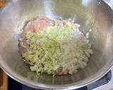 ヘルシー！鶏ミンチの豆腐ハンバーグ作り方4写真