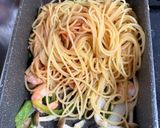 娘の海鮮ナポリタン作り方4写真