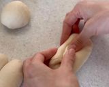 トリュフ塩バターにゃんこベーグル（時短）作り方2写真