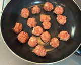 【ワンパン✖️麹】豚ハンバーグ作り方7写真