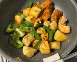 鶏と野菜の甘酢あん作り方8写真