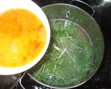 水菜たまごスープ♪簡単ツナ缶作り方5写真