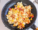 チョリソーと野菜のピラフ作り方4写真