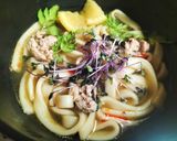 【豚バラもやし🇻🇳】平打ちうどんで！爆速フォー風🐉作り方5写真