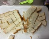 りんごとさつまいものパン粥（牛乳不使用）作り方1写真