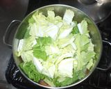 豆乳鍋♪簡単スープ白菜味噌豚肉作り方7写真