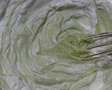 水切りヨーグルトの抹茶レアチーズケーキ作り方6写真